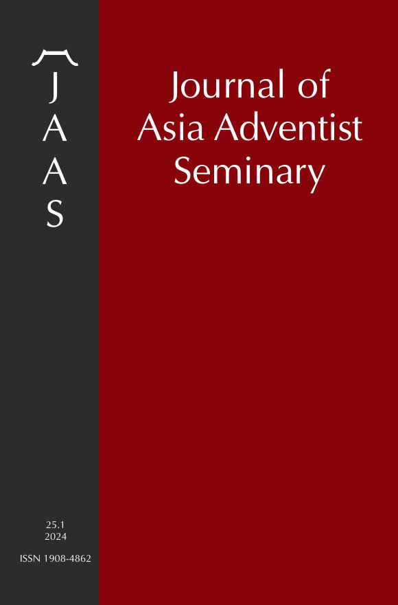 View Vol. 25 No. 1 (2024): Journal of Asia Adventist Seminary